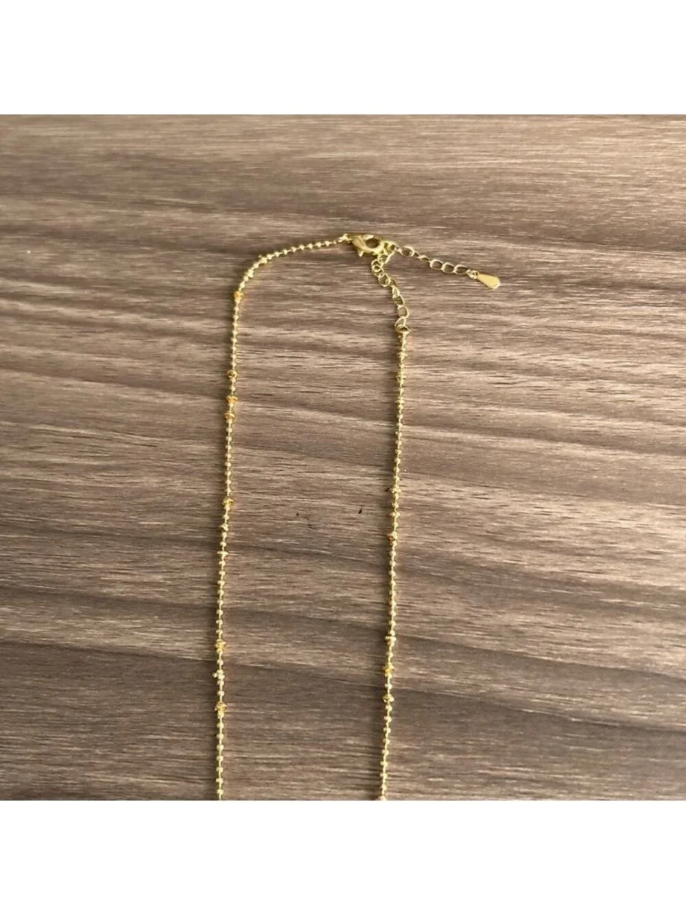Gold and Pink Butterfly Necklace Q486